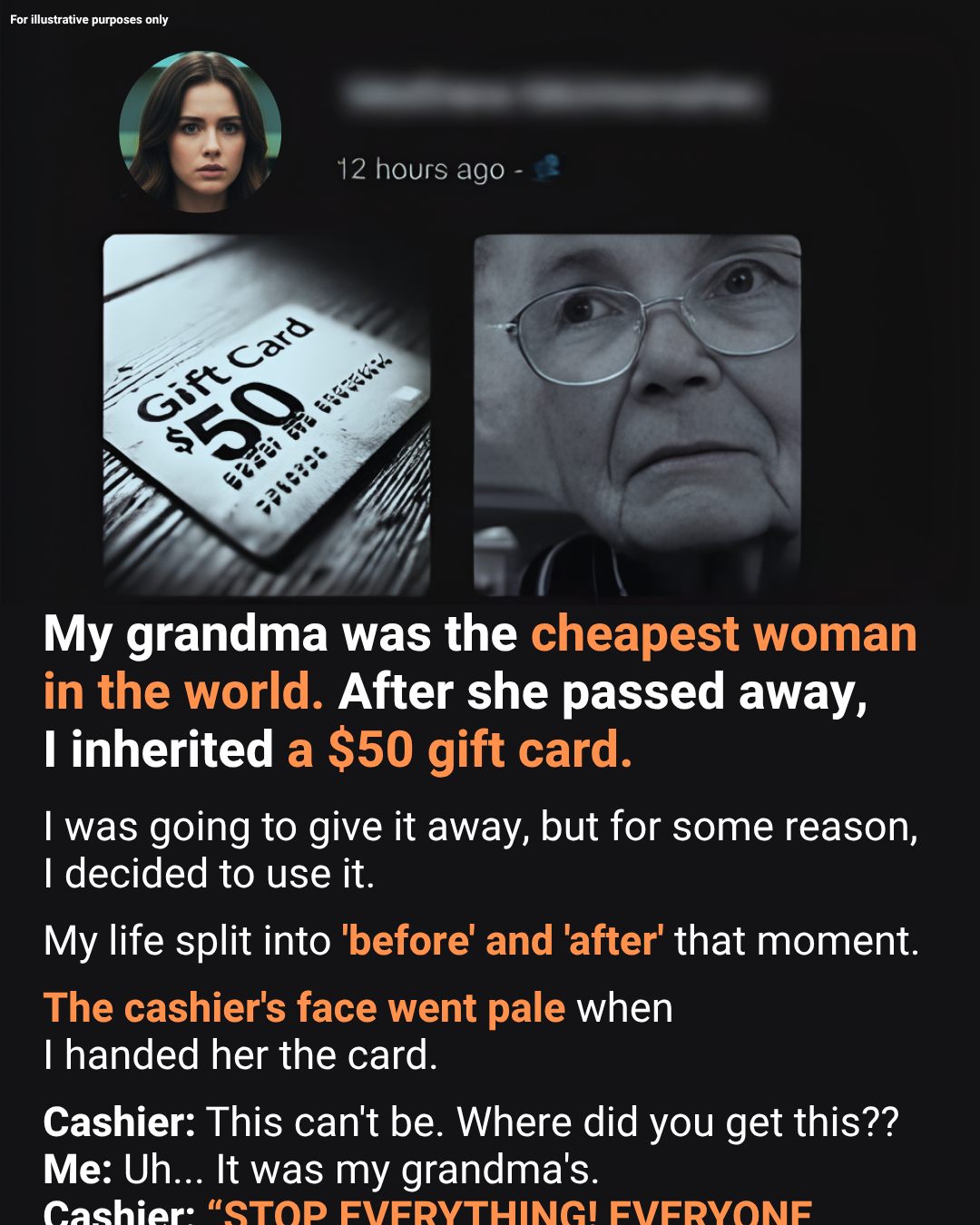 My Grandma Left Me a $50 Gift Card—What I Discovered Nearly Stopped the Entire Store