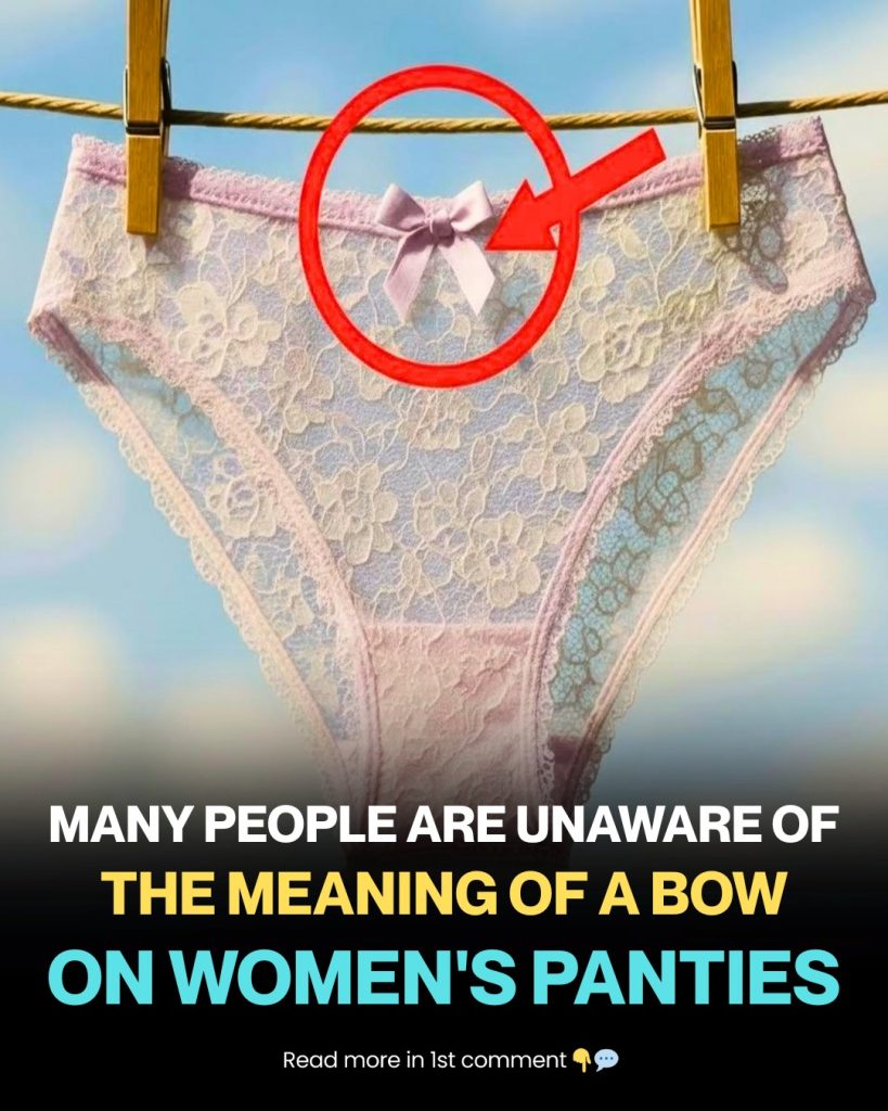 People Are Just Realizing Why Women’s Underwear Have A Bow On Front