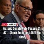 Chuck Schumer Loses Big Time – Senate Passes it 51 – 47 In Massive Vi…