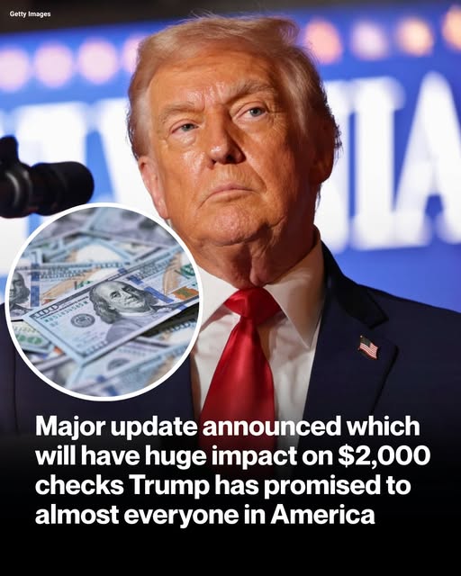 Major Update Announced Which Will Have Huge Impact On $2,000 Checks Trump Has Promised To Almost Everyone In America
