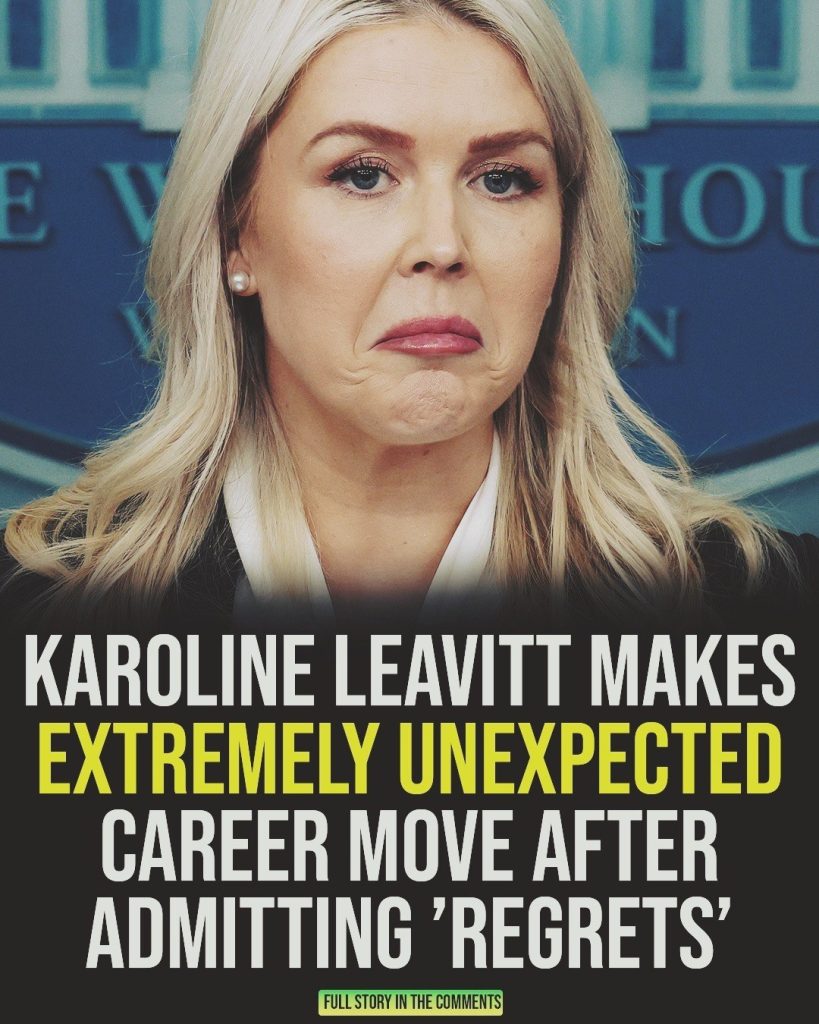 Karoline Leavitt Takes Surprising Step in Career After Sharing Personal Reflections