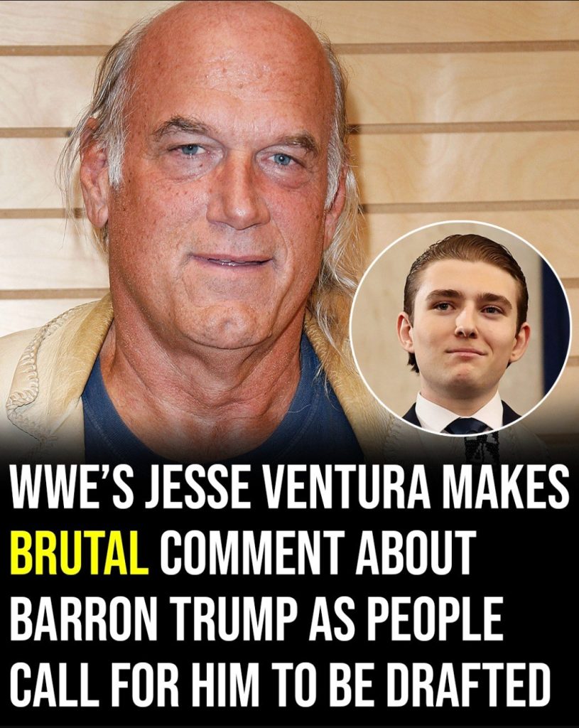 WWE star Jesse Ventura makes savage comment about Barron Trump as people call for him to be drafted