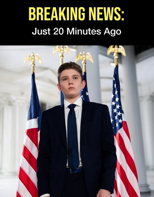 20 Minutes ago in Washington, D.C., Barron Trump was confirmed as …