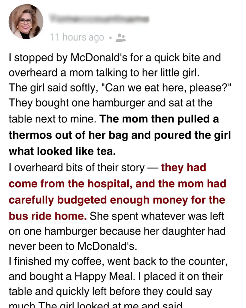 The Secret McDonalds Act Of Kindness That Is Melting Hearts Everywhere
