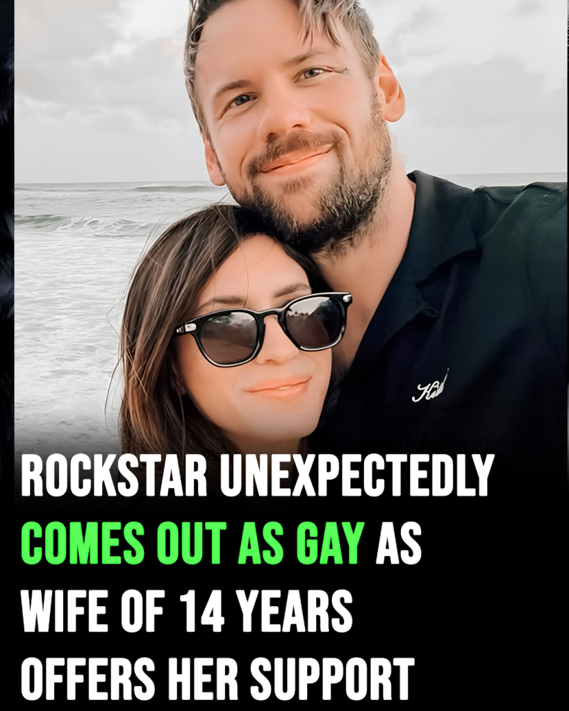 Rockstar unexpectedly comes out as gay as wife of 14 years offers her support