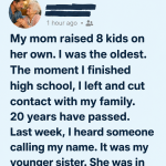 I Cut Contact With My Family for 20 Years… Then My Sister Revealed My Mother’s Greatest Secret