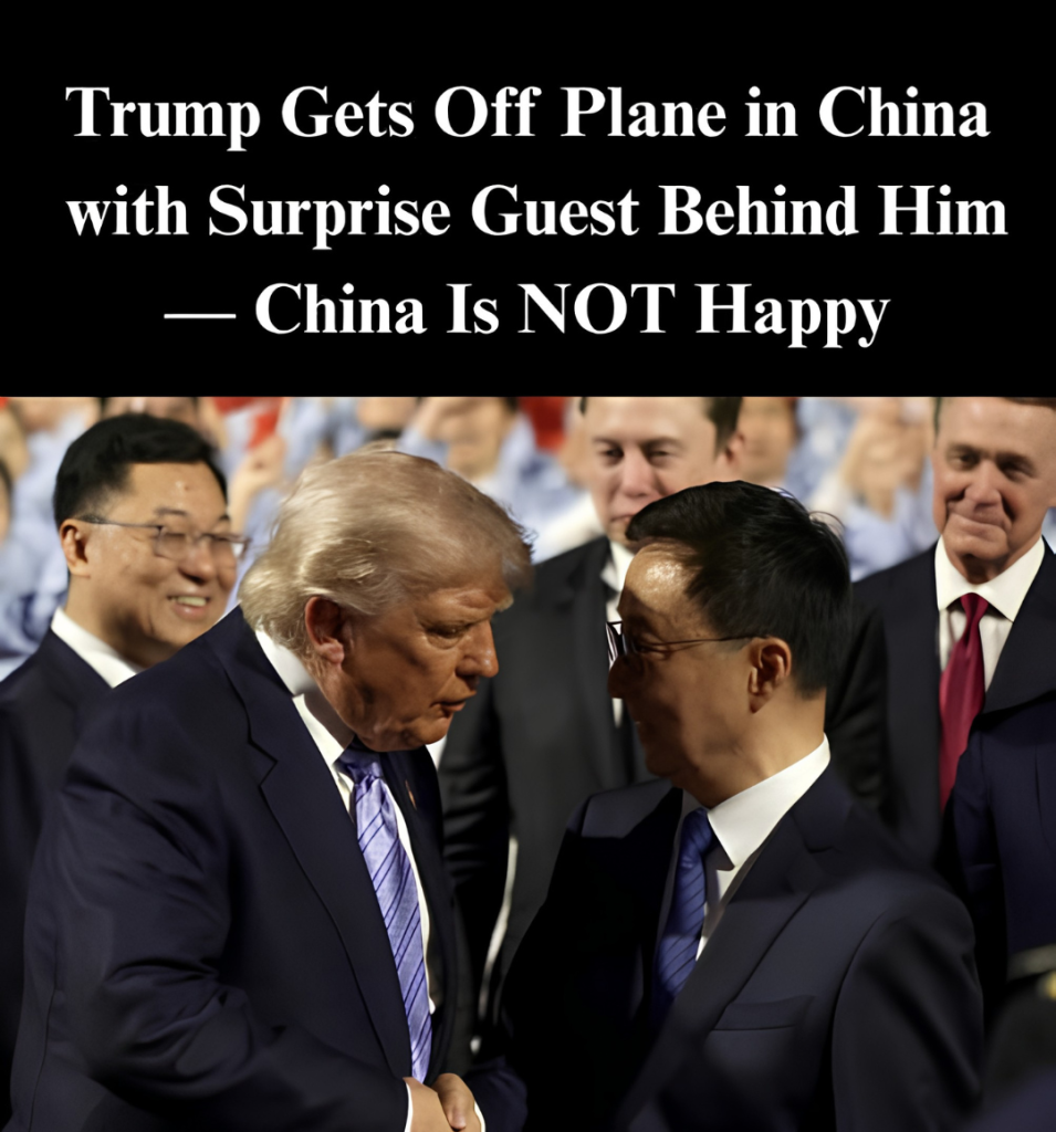 Trump Gets Off Plane In China With Surprise Guests