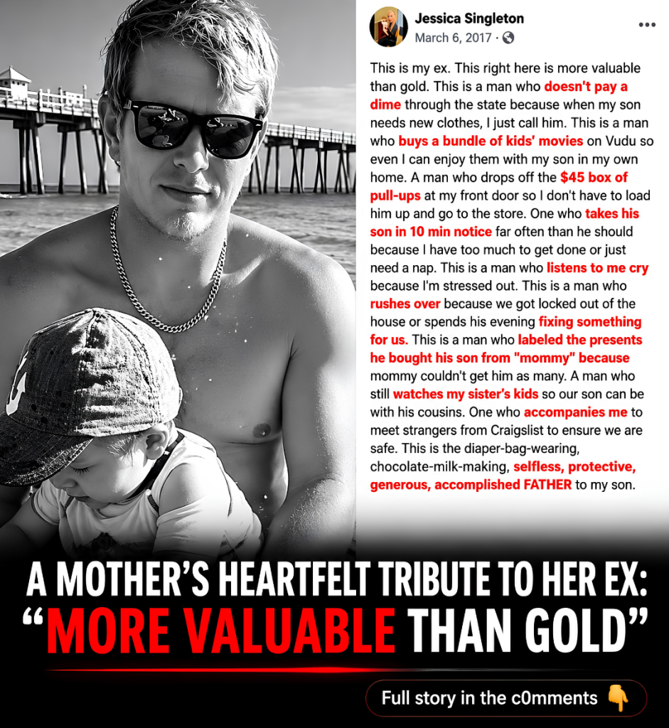 Single Mom discusses why her ex-husband is her dream man.