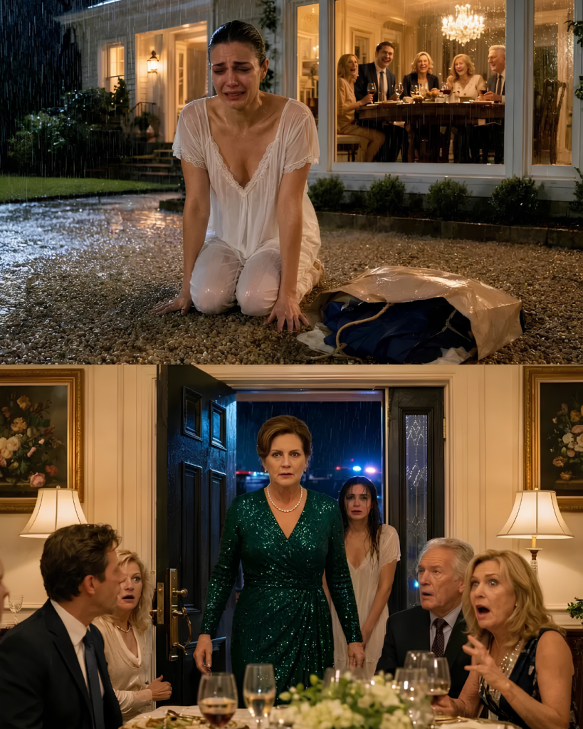 I found my daughter kneeling in the rain, her husband punishing her for buying a new dress. Inside, I could hear her husband and his family laughing