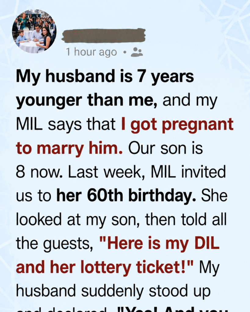 My MIL Mocked Me at Her 60th Birthday—But My Husband’s Response Silenced the Entire Party
