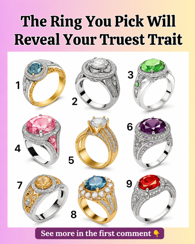 The Ring You Pick Will Reveal Your Truest Trait