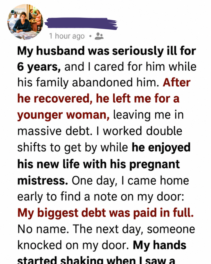 I Sacrificed Everything to Save My Husband—He Left Me Buried in Debt After His Recovery, and His Mistress Delivered a Stunning Surprise