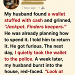 My Husband Wanted to Keep a Lost Wallet Full of Cash — Until a Child’s Note Broke Him